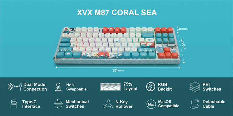 XVX-M87-87-Tasten-Dual-Modus-mechanische-Gaming-Tastatur-mit-austauschbaren-Gateron-Red-Schalteres-P-2003254-1